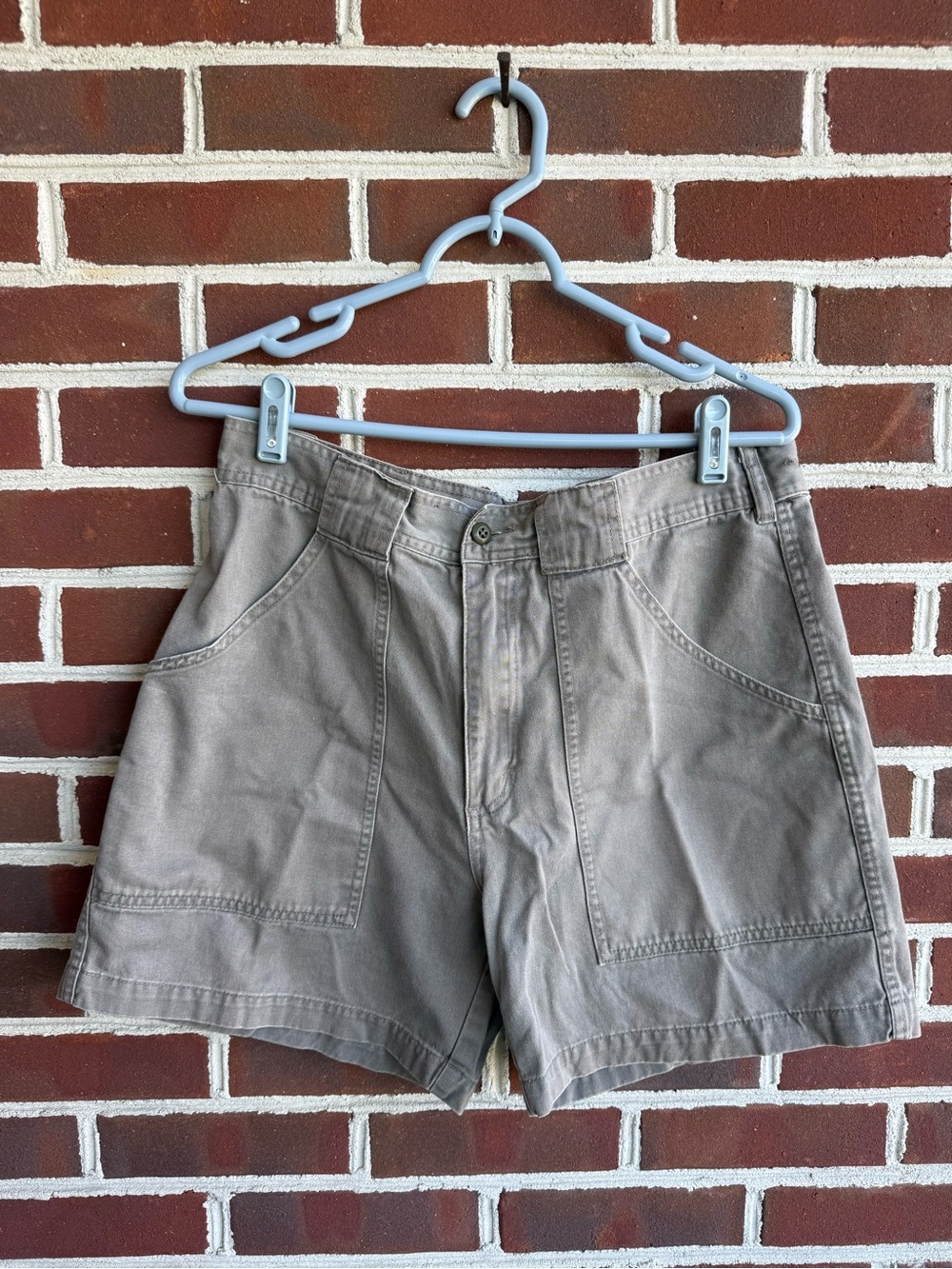 Cabela's Men's Flat-Front Shorts in Taupe